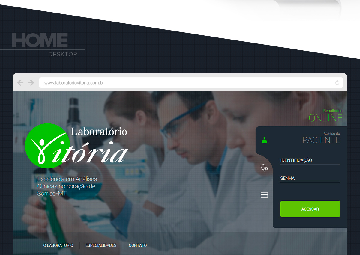 Laboratorio Vitória - Website