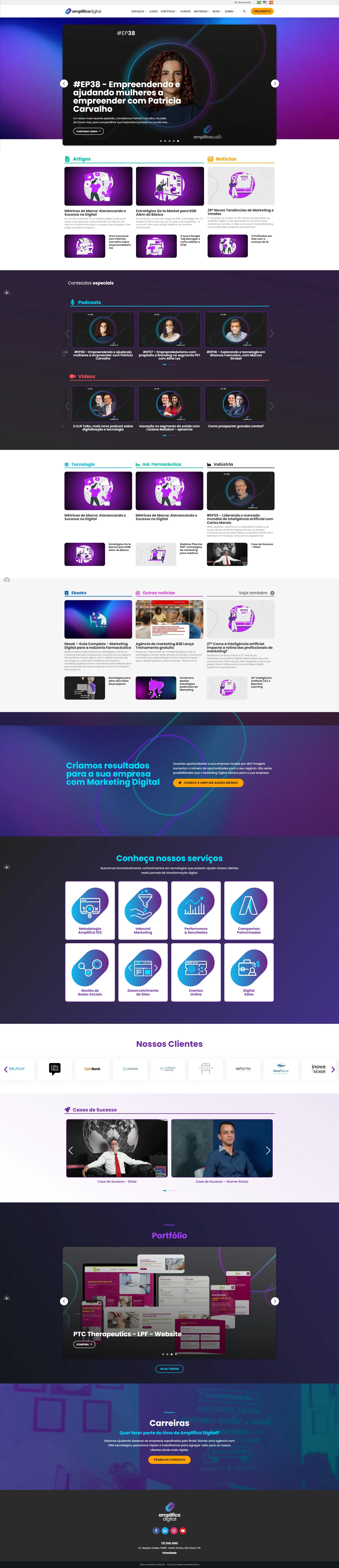 Website Amplifica Digital versão 2023