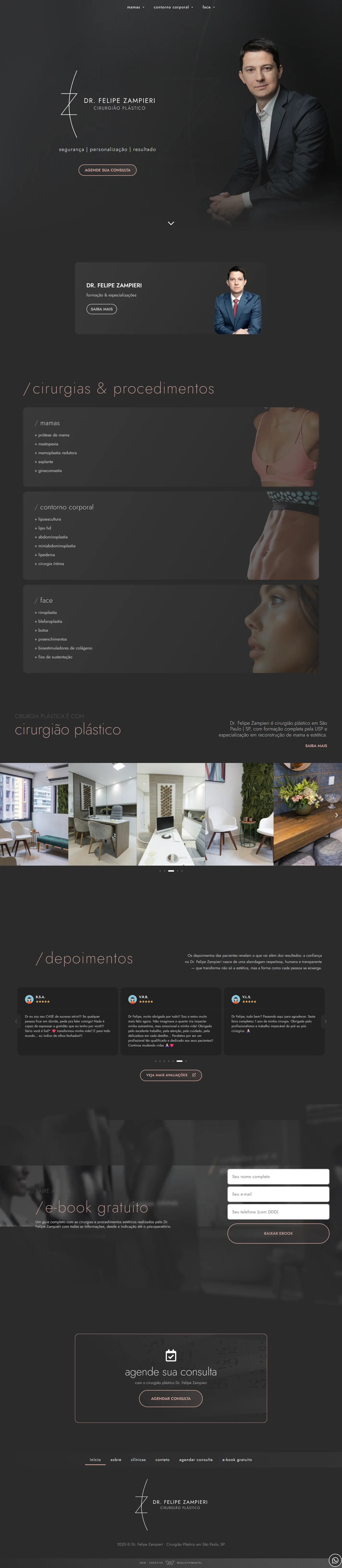 Site Dr. Felipe Zampieri (2025)